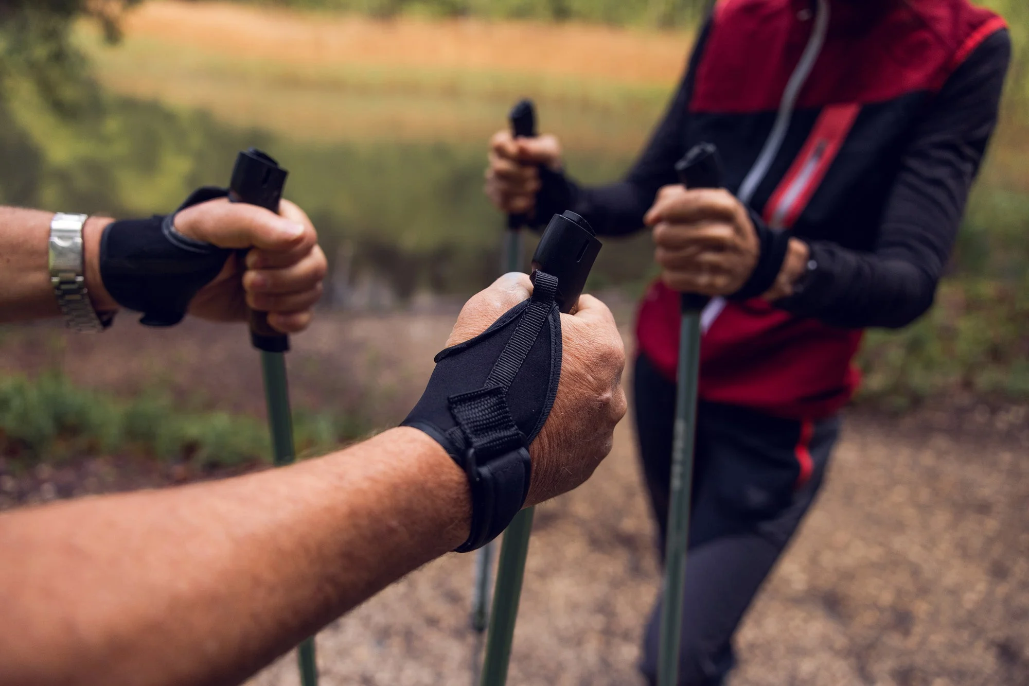 Hiking pole gloves shop