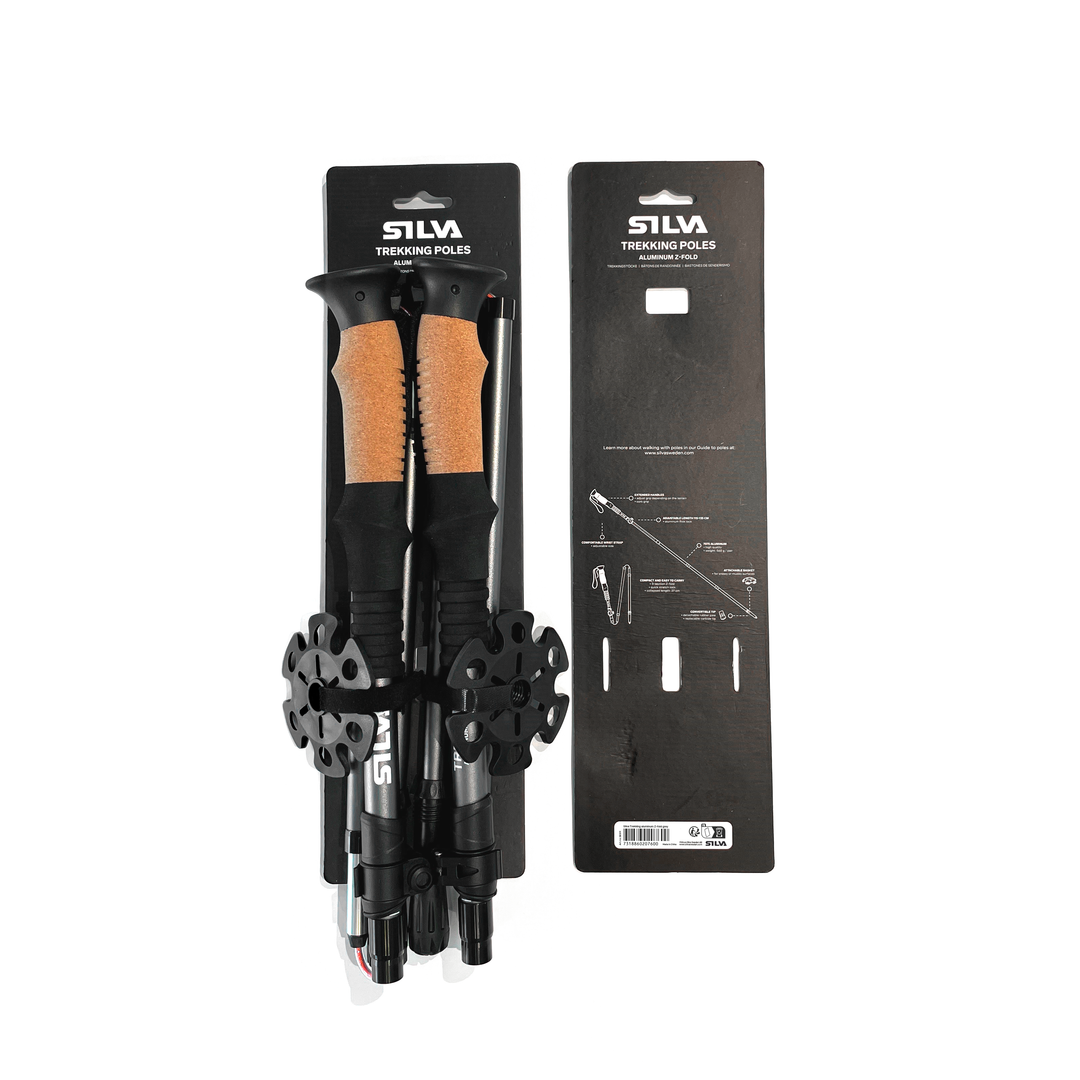 Adjustable Z-Fold Trekking Poles Aluminum | Silva – Silva Canada