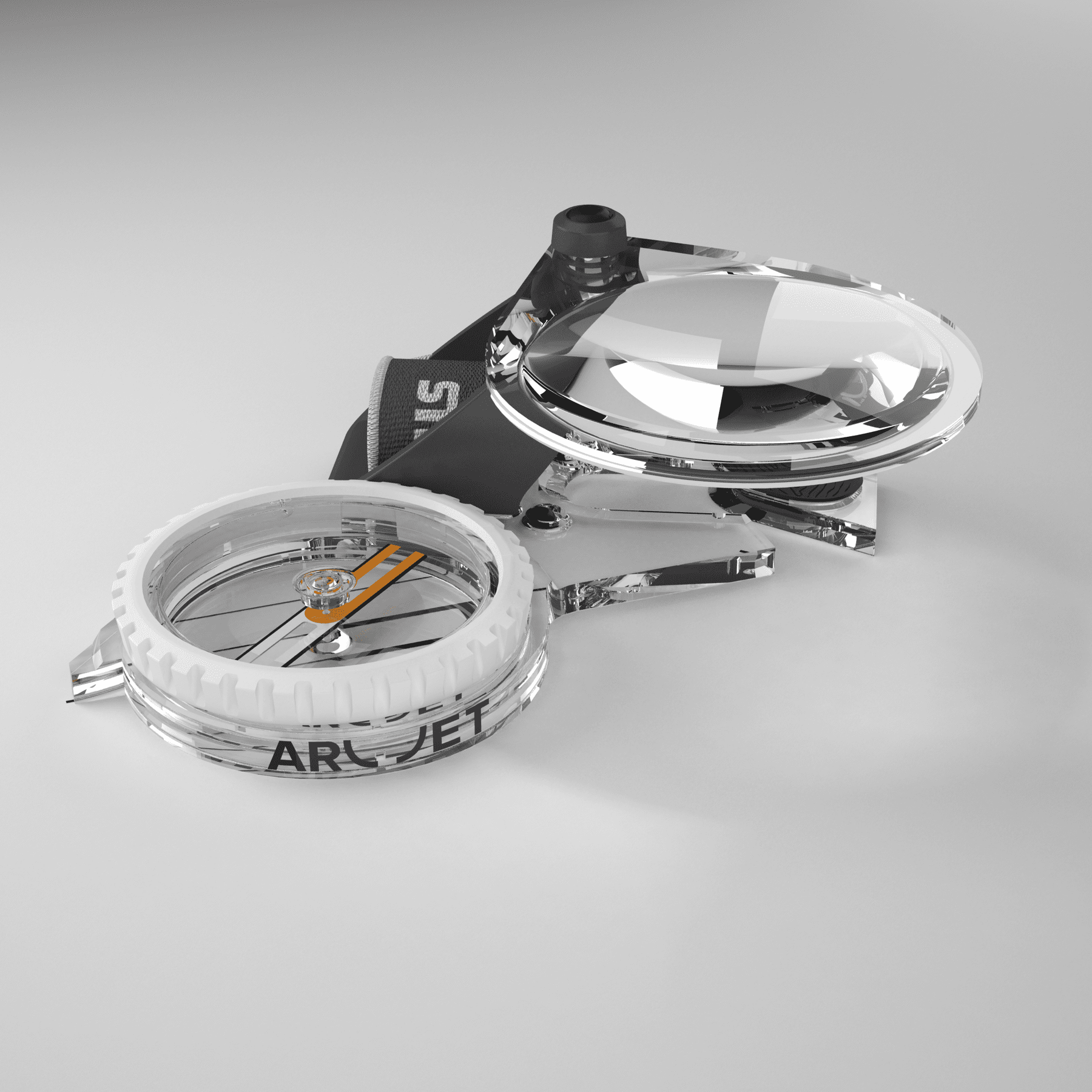 Arc Zoom Thumb Compass Magnifier | Silva – Silva Canada